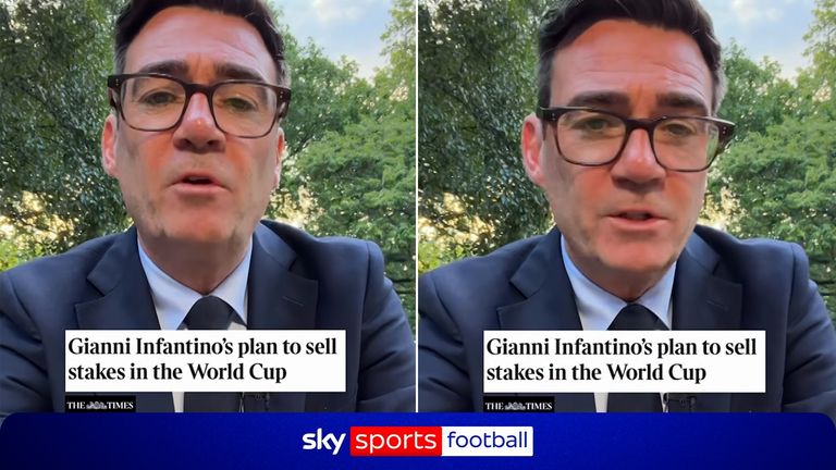 世界杯:国际足联主席詹尼·因凡蒂诺提出3000万英镑激励,鼓励成员支持有争议的私人投资计划